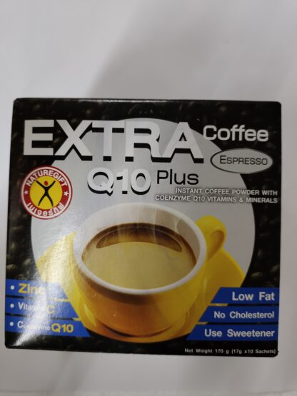 NATUREGITF Extra Coffee Q10 Plus 17gx10st NATUREGIFT速溶意式浓缩咖啡添加辅酶Q10 17x10st