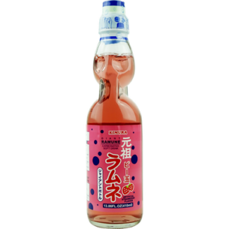 KIMURA Ramune Giant Strawberry 410ml 日本波子汽水草莓味 410ml