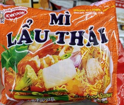 ACECOOK Mi Lau Thai Instant Noodle Seafood 80gx3 bags