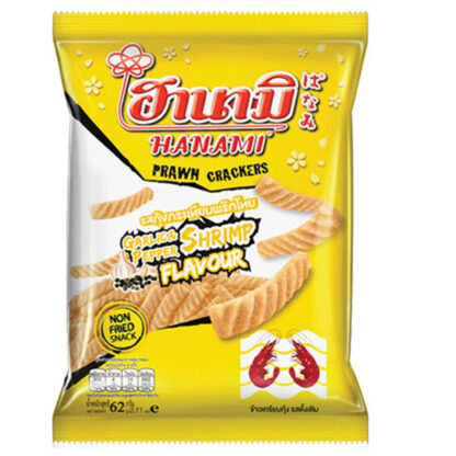 HANAMI Pawn Cracker Garlic Pepper Shrimp Flavour 60g
