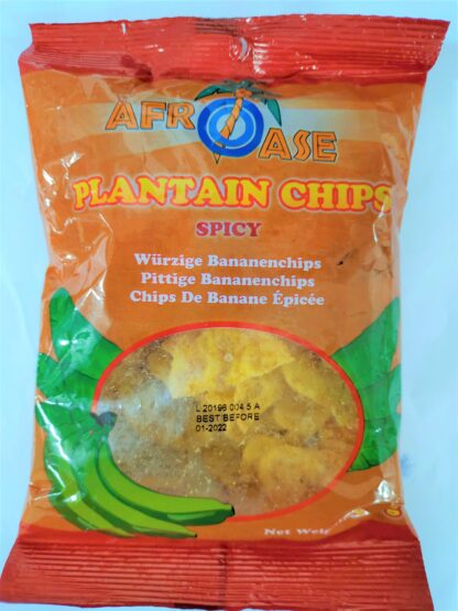 AFROASE Plantain Chips Spicy 80g