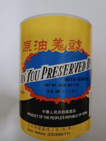 ZHENG FENG Yuan You Preserved Beans 500g 正丰 原油姜豉 500g