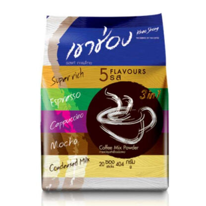 KHAO SHONG Coffee Mix 3in1 5 Flavours 404g