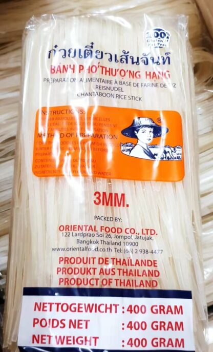 FARMER BRAND Rice Sticks 3mm 400g