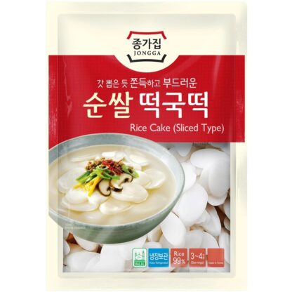 Jongga rice cake Sliced 500g  清净园年糕片 500g