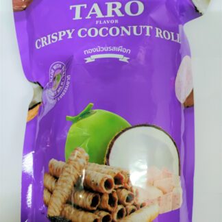 KAEW Thai Crispy Coconut Rolls Taro Flavour 100g 椰子蛋卷香芋味 100g