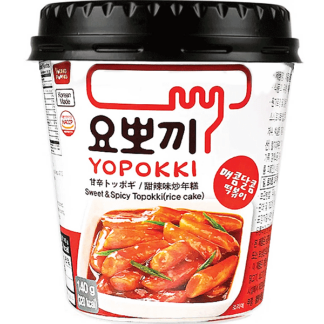 YOPOKKI Sweet & Spicy Topokki Rice Cake 140g