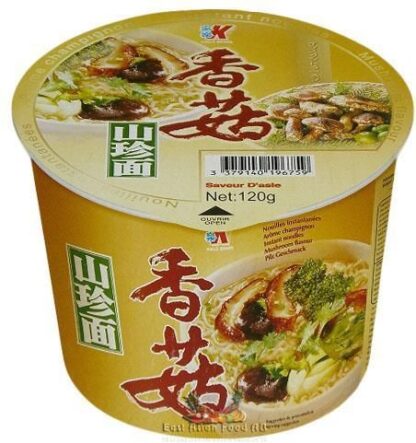 KAILO Instant mushroom noodle Bowl 120g 家乐 香菇山珍面 120g