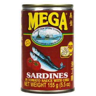 MEGA Sardines Tomato Sauce With Chilli 155g