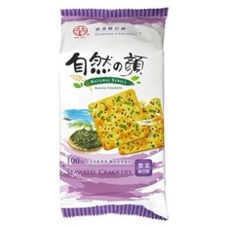 ZX Seaweed Crackers  80g 中祥 自然之颜紫菜苏打饼干 80g