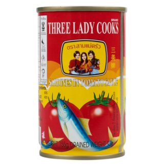 THREE LADY Sardines In Tomato Sauce 155g