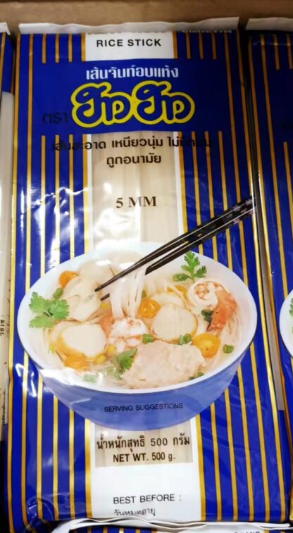 HOW HOW Rice Stick 5mm 500g HOW HOW 河粉 5mm 500g