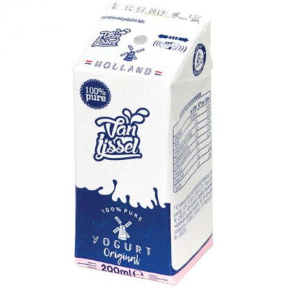 VAN IJSSEL Yogurt Drink 200ml 艾瑟尔常温原味酸牛奶 200ml