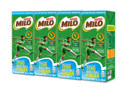 NESTLE Milo Chocolate Drink No Sugar 180ml