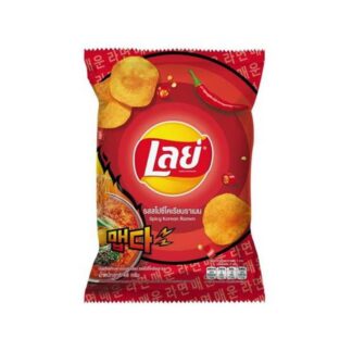 LAYS Potato Chips Spicy Korean Ramen 75g
