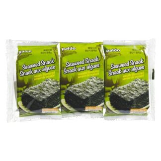 PALDO Roasted Seaweed Wasabi Flavor 3x5g 烤海苔 芥末味 3x5g