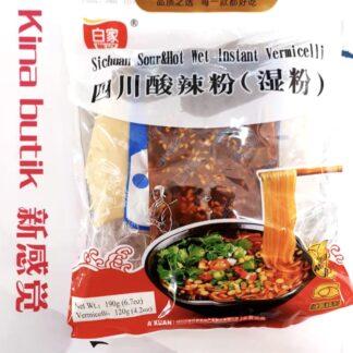 BJ sichuan hot sour vermicelli 190g 白家四川酸辣粉湿粉 190g
