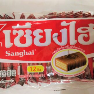 SANGHAI Chocolate Flavoured Cream Wafers 72g 巧克力奶油威化 72g