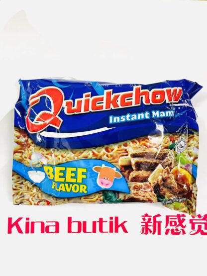 QUICK CHOW Instant Mami Beef Flavour Instant Noodle 55g