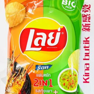 LAYS 2in1 Chips Kung Pao & Sea Sauce 73g 乐事 薯片 烤虾与海鲜酱味