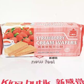 I Mei Cream Wafer - Strawberry 200G 义美 草莓夹心酥 200G
