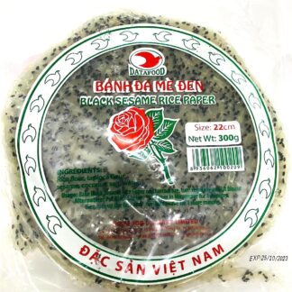 DATAFOOD Black Sesame Rice Paper size 22cm 300g