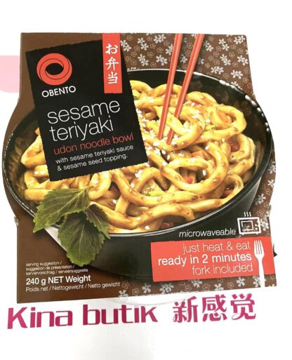 OBENTO Sesame Teriyaki Udon Noodle Bowl 240g