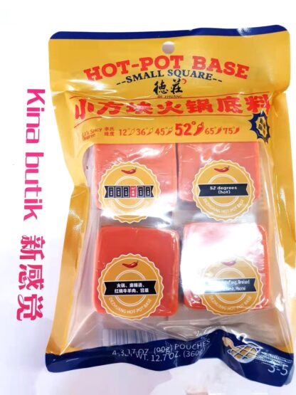 DEZHUANG Small Square Hotpot 360g 德庄小方块火锅底料 360g
