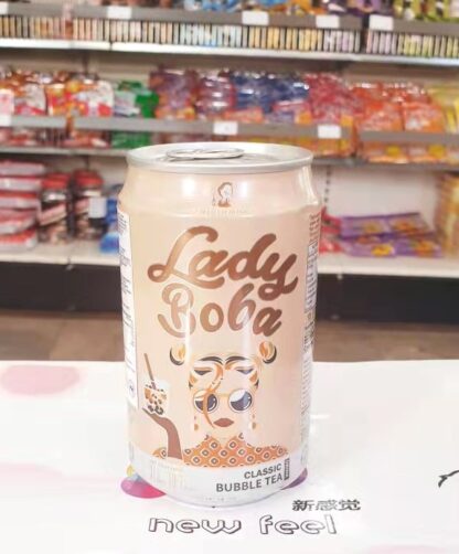 MADAM HONG Boba Lady Pearl Milk Tea Bubble Tea 315ml 洪大妈 珍珠奶茶饮料 315ml