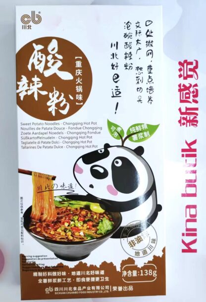 CHUANBEI Sweet Potato Noodle Chongqing Hotpot 138g 川北酸辣粉重庆火锅味 138g